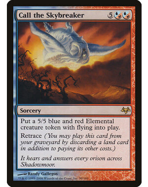 Magic: The Gathering Call the Skybreaker (098) Moderately Played