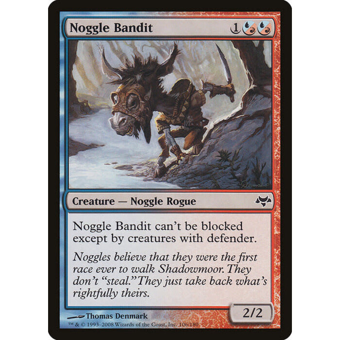Magic: The Gathering Noggle Bandit (106) Moderately Played Foil