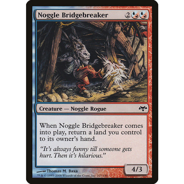 Magic: The Gathering Noggle Bridgebreaker (107) Moderately Played