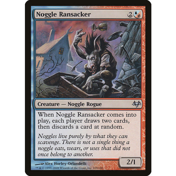 Magic: The Gathering Noggle Ransacker (109) Moderately Played