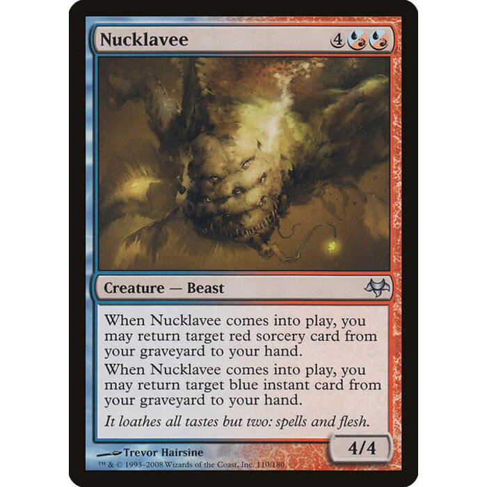 Magic: The Gathering Nucklavee (110) Moderately Played