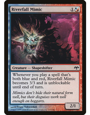 Magic: The Gathering Riverfall Mimic (111) Moderately Played
