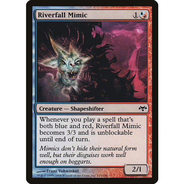 Magic: The Gathering Riverfall Mimic (111) Moderately Played