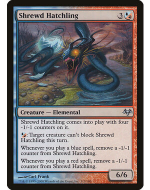 Magic: The Gathering Shrewd Hatchling (112) Moderately Played