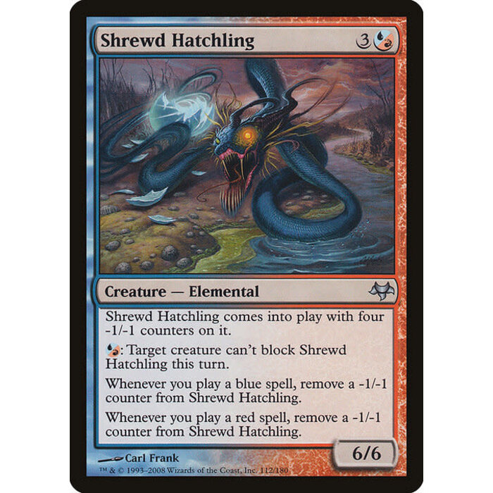 Magic: The Gathering Shrewd Hatchling (112) Moderately Played