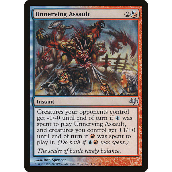 Magic: The Gathering Unnerving Assault (114) Moderately Played