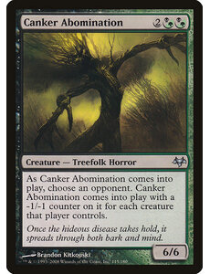 Magic: The Gathering Canker Abomination (115) Moderately Played