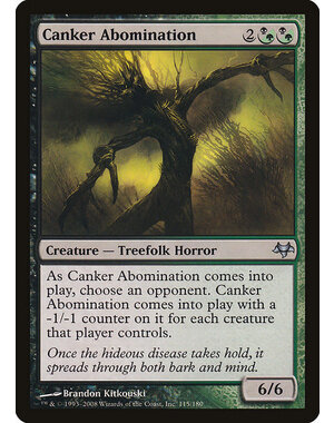 Magic: The Gathering Canker Abomination (115) Moderately Played