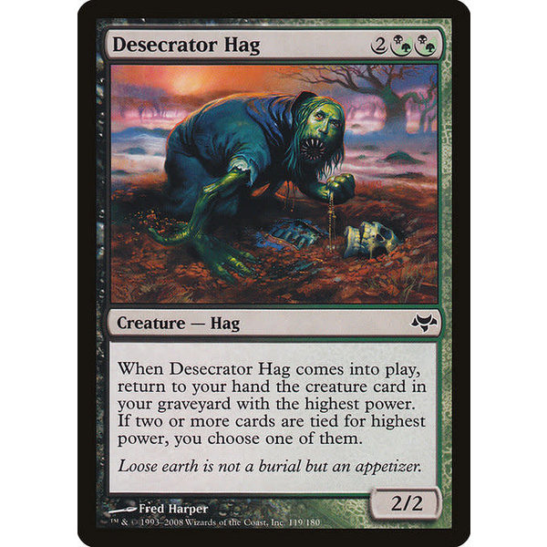 Magic: The Gathering Desecrator Hag (119) Moderately Played