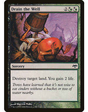 Magic: The Gathering Drain the Well (121) Moderately Played