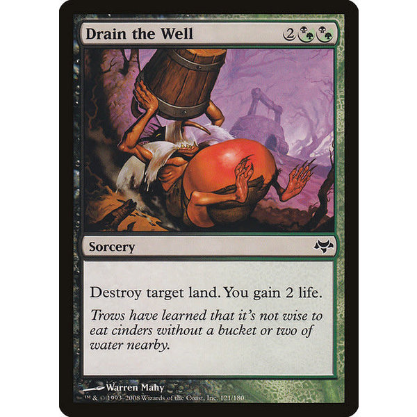 Magic: The Gathering Drain the Well (121) Moderately Played