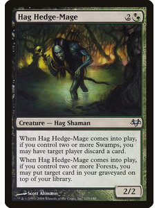 Magic: The Gathering Hag Hedge-Mage (123) Moderately Played