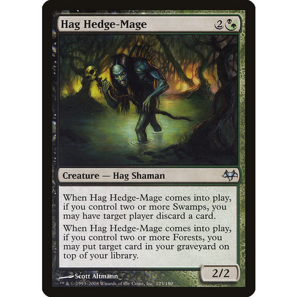 Magic: The Gathering Hag Hedge-Mage (123) Moderately Played