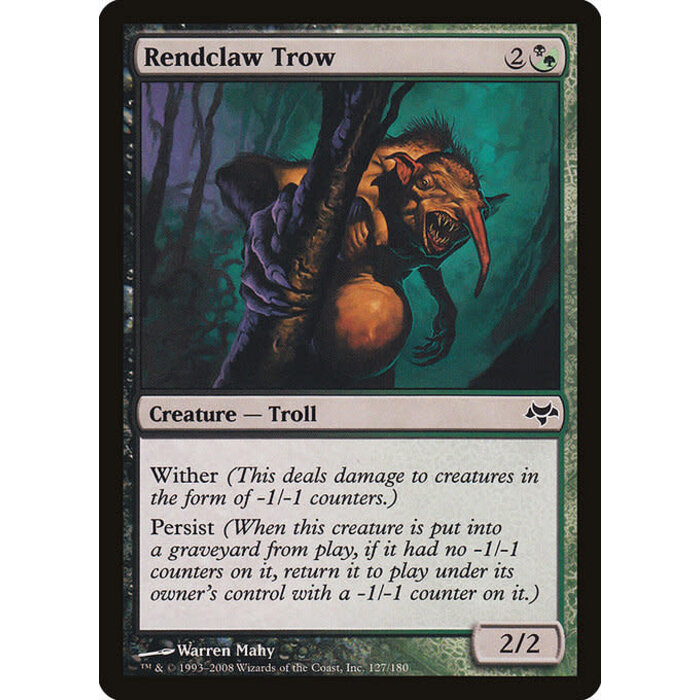 Magic: The Gathering Rendclaw Trow (127) Moderately Played