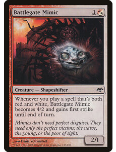 Magic: The Gathering Battlegate Mimic (133) Moderately Played Foil