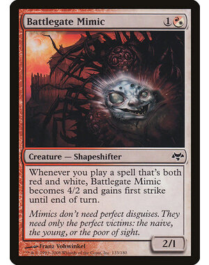 Magic: The Gathering Battlegate Mimic (133) Moderately Played Foil