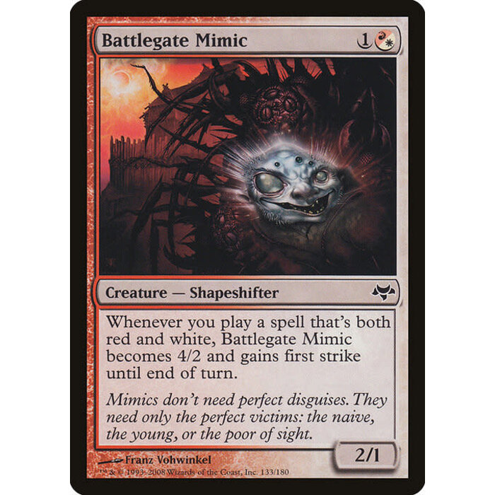 Magic: The Gathering Battlegate Mimic (133) Moderately Played Foil