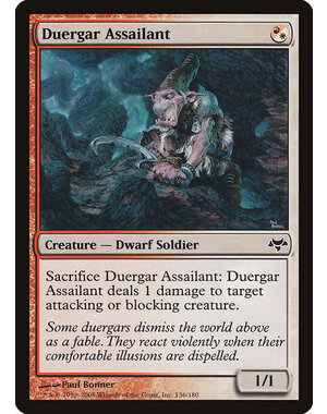 Magic: The Gathering Duergar Assailant (136) Moderately Played