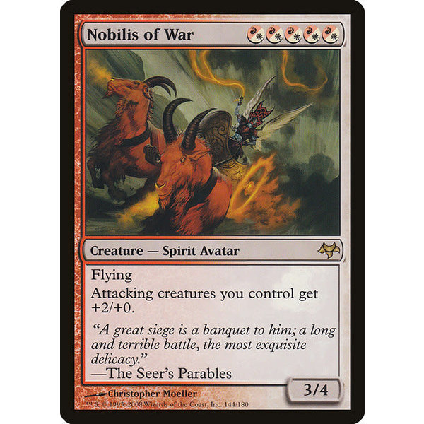 Magic: The Gathering Nobilis of War (144) Heavily Played