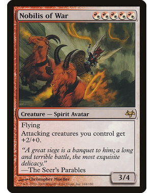 Magic: The Gathering Nobilis of War (144) Moderately Played