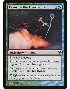 Magic: The Gathering Favor of the Overbeing (151) Moderately Played