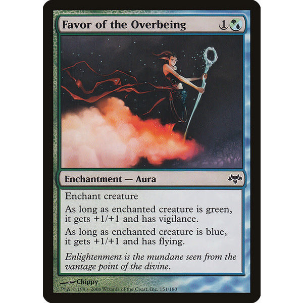 Magic: The Gathering Favor of the Overbeing (151) Moderately Played