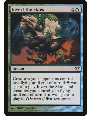 Magic: The Gathering Invert the Skies (155) Moderately Played