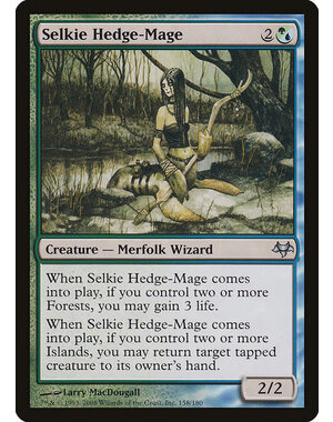 Magic: The Gathering Selkie Hedge-Mage (158) Moderately Played