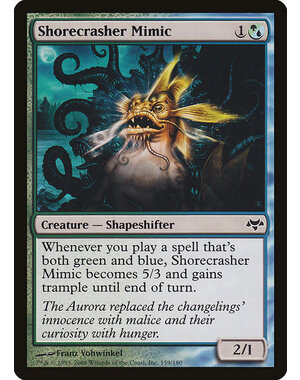 Magic: The Gathering Shorecrasher Mimic (159) Moderately Played