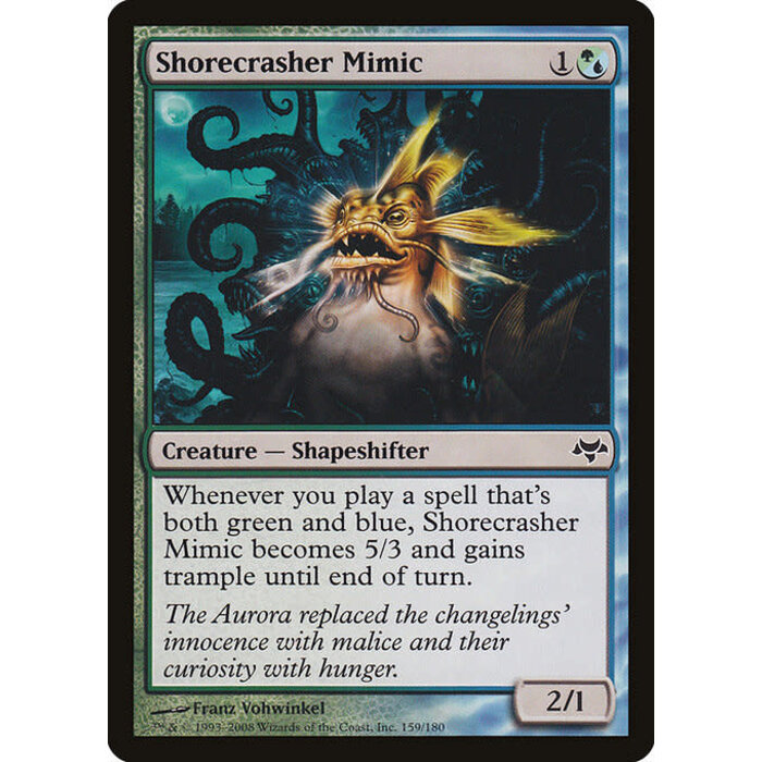 Magic: The Gathering Shorecrasher Mimic (159) Moderately Played