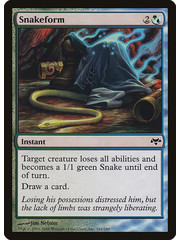 Magic: The Gathering Snakeform (161) Moderately Played