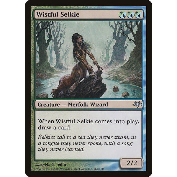 Magic: The Gathering Wistful Selkie (165) Moderately Played