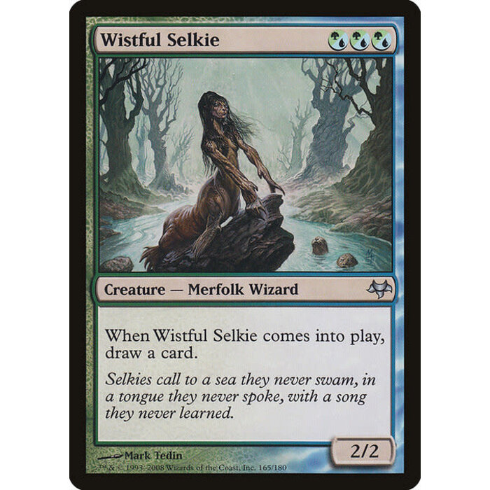 Magic: The Gathering Wistful Selkie (165) Moderately Played