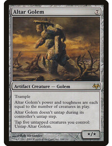 Magic: The Gathering Altar Golem (166) Moderately Played