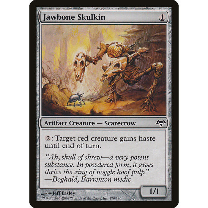 Magic: The Gathering Jawbone Skulkin (170) Moderately Played