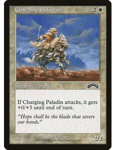 Magic: The Gathering Charging Paladin (004) Lightly Played