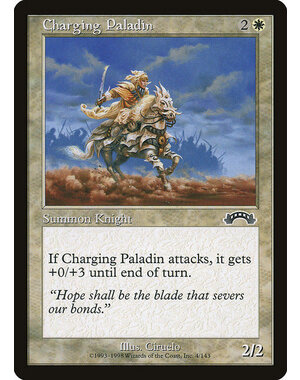 Magic: The Gathering Charging Paladin (004) Lightly Played