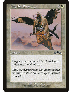 Magic: The Gathering Angelic Blessing (002) Lightly Played