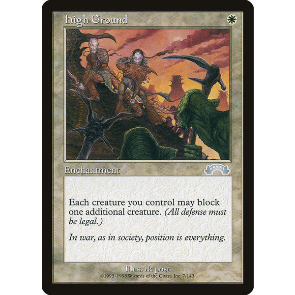 Magic: The Gathering High Ground (007) Moderately Played