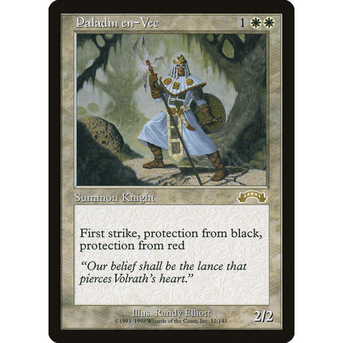 Magic: The Gathering Paladin en-Vec (012) Moderately Played