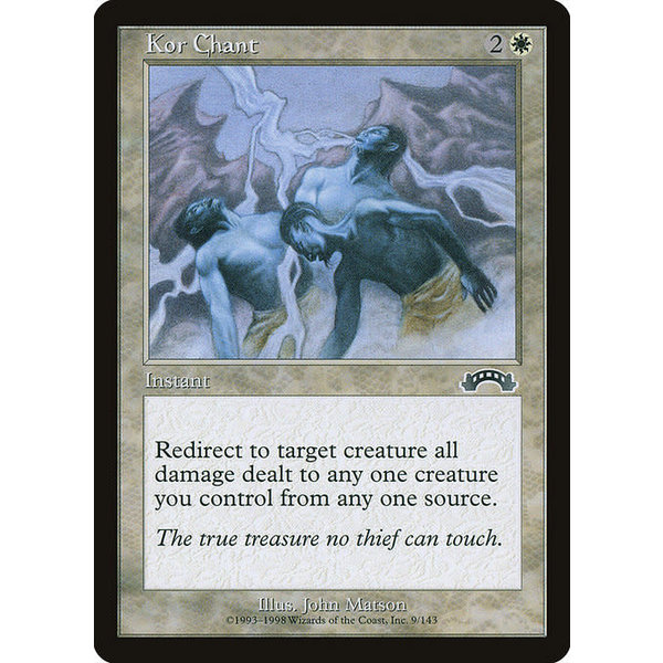 Magic: The Gathering Kor Chant (009) Heavily Played