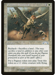 Magic: The Gathering Pegasus Stampede (014) Moderately Played