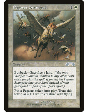 Magic: The Gathering Pegasus Stampede (014) Moderately Played