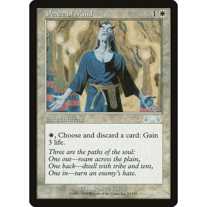 Magic: The Gathering Peace of Mind (013) Lightly Played