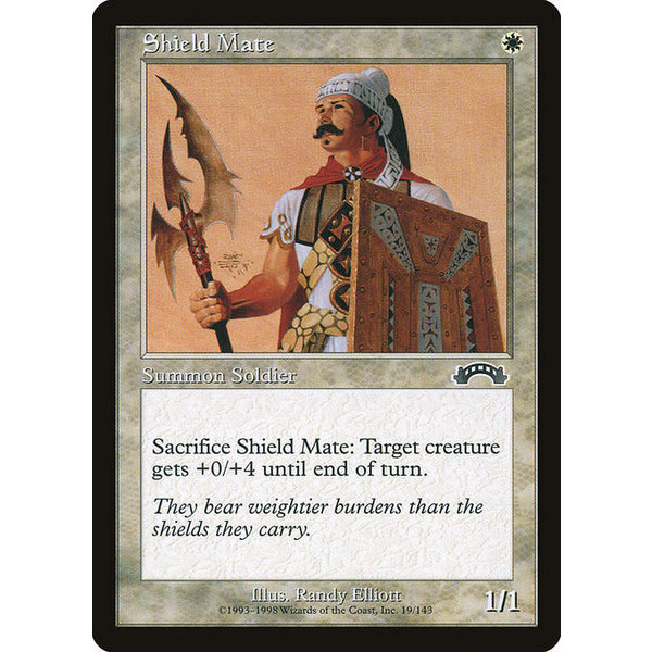 Magic: The Gathering Shield Mate (019) Lightly Played
