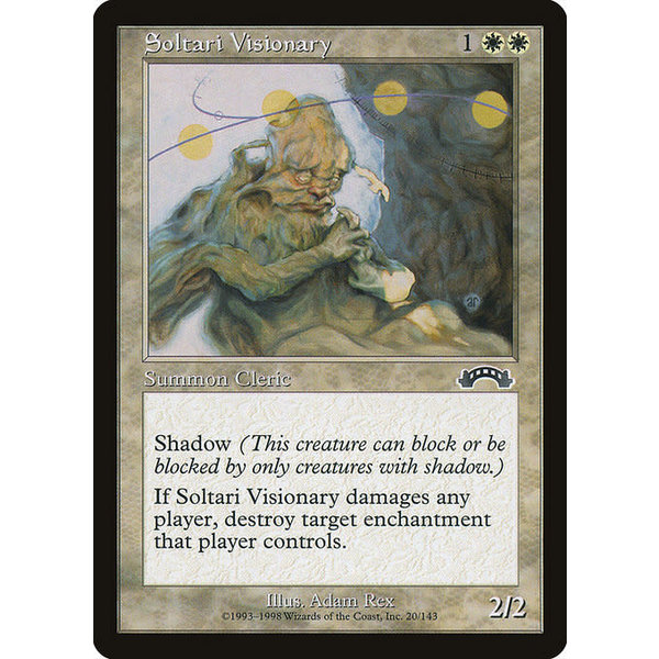 Magic: The Gathering Soltari Visionary (020) Lightly Played