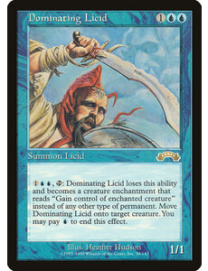 Magic: The Gathering Dominating Licid (030) Damaged
