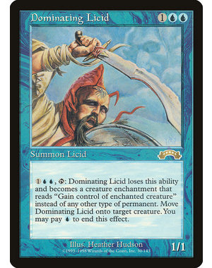 Magic: The Gathering Dominating Licid (030) Damaged