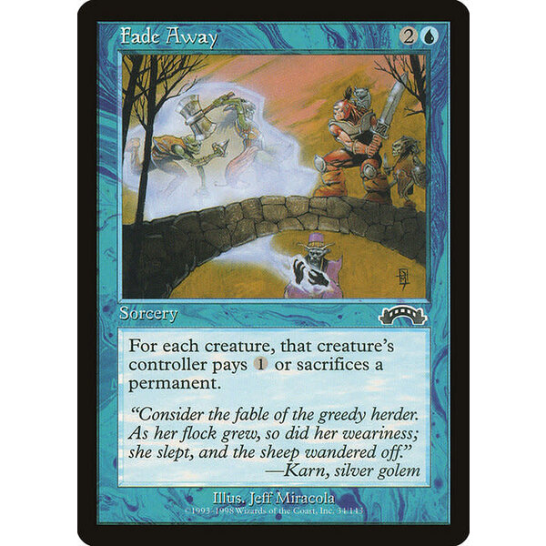 Magic: The Gathering Fade Away (034) Lightly Played