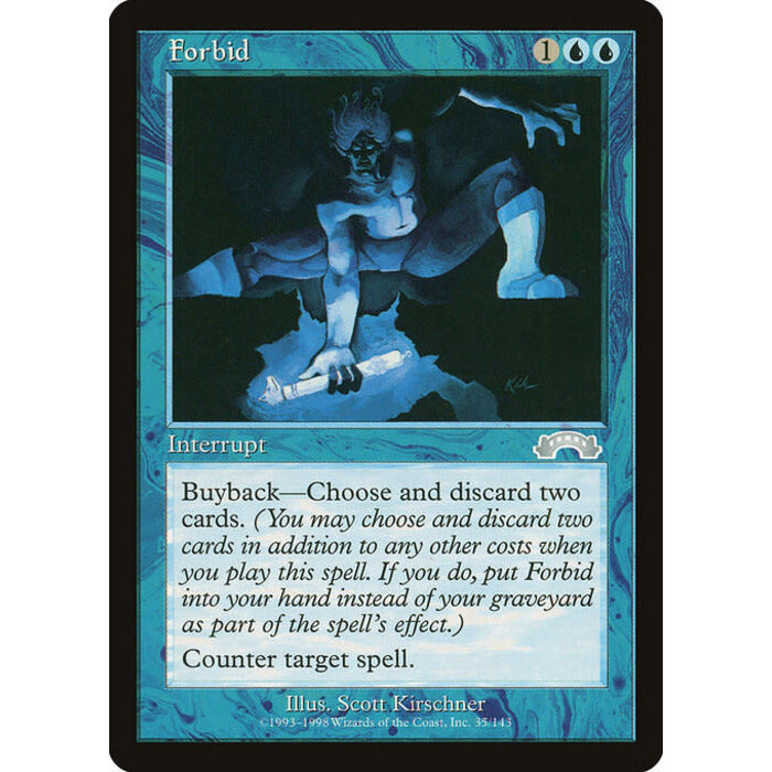 Magic: The Gathering Forbid (035) Lightly Played